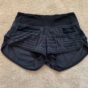 Lulu running shorts